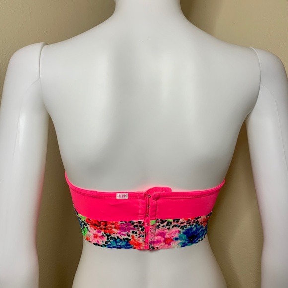 PINK Victoria’s Secret floral animal print bustier - Picture 4 of 7